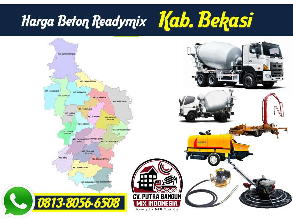 Harga Beton Cor Readymix Kabupaten Bekasi